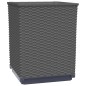 vidaXL Jardineras 4 uds polipropileno negro 30x30x37 cm vidaXL Jardineras 4 uds polipropileno negro 30x30x37 cm