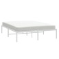 vidaXL Estructura de cama de metal blanca 160x200 cm