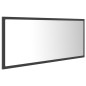 vidaXL Espejo de baño LED acrílico gris 100x8,5x37 cm vidaXL Espejo de baño LED acrílico gris 100x8,5x37 cm