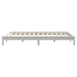 vidaXL Estructura de cama de madera maciza de pino blanco 140x190 cm vidaXL Estructura de cama de madera maciza de pino blanco 140x190 cm