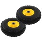 vidaXL Ruedas de carrito de sacos 2 unidades PU macizo 3.00-4 (260x85) vidaXL Ruedas de carrito de sacos 2 unidades PU macizo 3.00-4 (260x85)