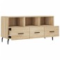 vidaXL Mueble de TV madera de ingeniería roble Sonoma 102x36x50 cm vidaXL Mueble de TV madera de ingeniería roble Sonoma 102x36x50 cm