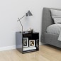 vidaXL Mueble para TV madera contrachapada negro brillo 37x35x37 cm vidaXL Mueble para TV madera contrachapada negro brillo 37x35x37 cm