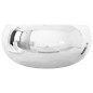 vidaXL Lavabo 40x15 cm cerámica plateado vidaXL Lavabo 40x15 cm cerámica plateado
