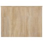 vidaXL Mesa de centro contrachapada roble Sonoma 80x55,5x41,5 cm