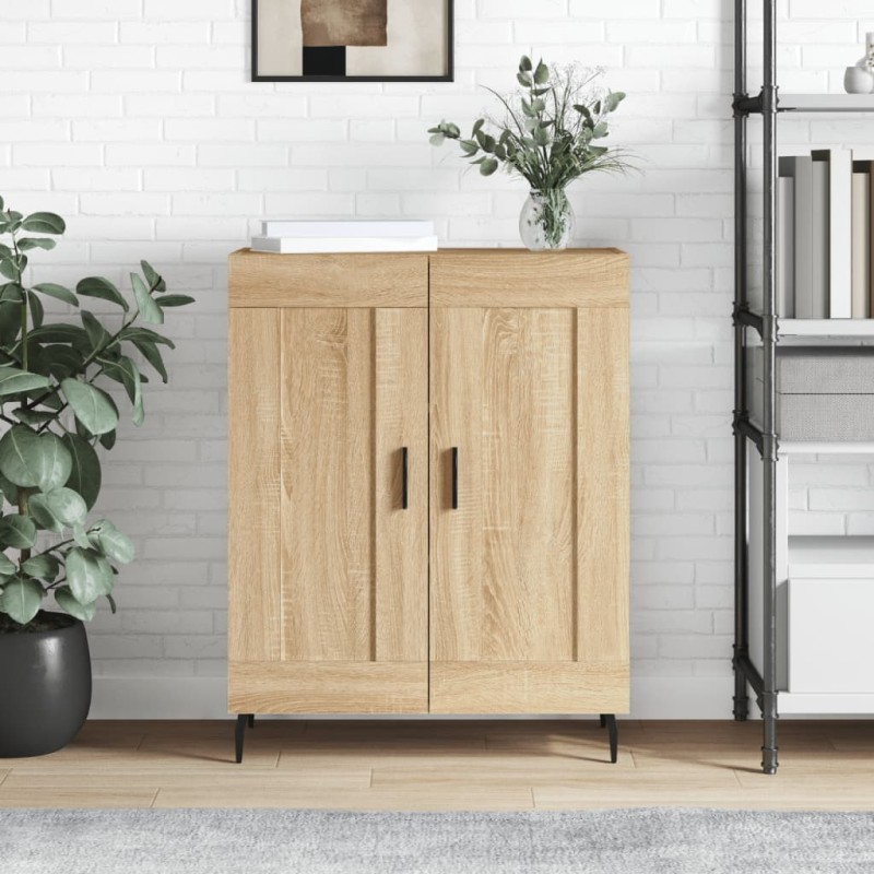 vidaXL Aparador de madera de ingeniería roble Sonoma 69,5x34x90 cm vidaXL Aparador de madera de ingeniería roble Sonoma 69,5x34x90 cm