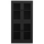 vidaXL Armario oficina acero y vidrio templado antracita 90x40x180 cm vidaXL Armario oficina acero y vidrio templado antracita 90x40x180 cm
