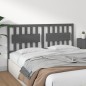 vidaXL Cabecero de cama madera maciza de pino gris 165,5x4x100 cm vidaXL Cabecero de cama madera maciza de pino gris 165,5x4x100 cm
