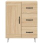 vidaXL Aparador de madera de ingeniería roble Sonoma 69,5x34x90 cm vidaXL Aparador de madera de ingeniería roble Sonoma 69,5x34x90 cm