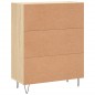 vidaXL Aparador de madera de ingeniería roble Sonoma 69,5x34x90 cm vidaXL Aparador de madera de ingeniería roble Sonoma 69,5x34x90 cm