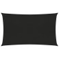 vidaXL Toldo de vela HDPE negro 160 g/m² 2x5 m vidaXL Toldo de vela HDPE negro 160 g/m² 2x5 m