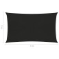 vidaXL Toldo de vela HDPE negro 160 g/m² 2x5 m vidaXL Toldo de vela HDPE negro 160 g/m² 2x5 m
