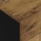 vidaXL Mesita de noche madera mango madera contrachapada 50x33x60 cm
