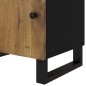 vidaXL Mesita de noche madera mango madera contrachapada 50x33x60 cm