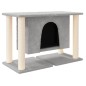vidaXL Rascador para gatos con postes de sisal gris claro 190 cm vidaXL Rascador para gatos con postes de sisal gris claro 190 cm