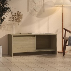 vidaXL Mueble para TV madera contrachapada roble Sonoma 90x35x40 cm