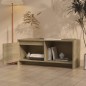 vidaXL Mueble para TV madera contrachapada roble Sonoma 90x35x40 cm vidaXL Mueble para TV madera contrachapada roble Sonoma 90x35x40 cm