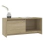 vidaXL Mueble para TV madera contrachapada roble Sonoma 90x35x40 cm vidaXL Mueble para TV madera contrachapada roble Sonoma 90x35x40 cm