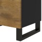 vidaXL Mesita de noche madera mango madera contrachapada 50x33x60 cm vidaXL Mesita de noche madera mango madera contrachapada 50x33x60 cm