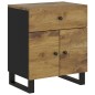 vidaXL Mesita de noche madera mango madera contrachapada 50x33x60 cm vidaXL Mesita de noche madera mango madera contrachapada 50x33x60 cm