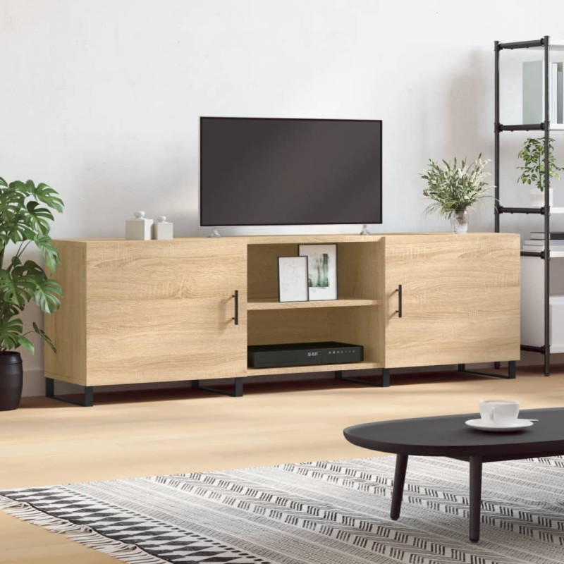 vidaXL Mueble para TV madera de ingeniería roble Sonoma 150x30x50 cm