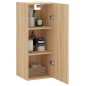 vidaXL Armario de pared roble Sonoma 34,5x34x90 cm vidaXL Armario de pared roble Sonoma 34,5x34x90 cm