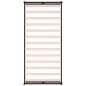 vidaXL Estructura de cama de madera maciza negra 100x200 cm vidaXL Estructura de cama de madera maciza negra 100x200 cm