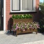 vidaXL Jardinera de madera de pino maciza marrón miel 110x84x75 cm vidaXL Jardinera de madera de pino maciza marrón miel 110x84x75 cm
