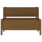 vidaXL Jardinera de madera de pino maciza marrón miel 110x84x75 cm vidaXL Jardinera de madera de pino maciza marrón miel 110x84x75 cm