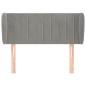 vidaXL Cabecero de terciopelo gris claro 83x23x78/88 cm vidaXL Cabecero de terciopelo gris claro 83x23x78/88 cm