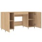 vidaXL Escritorio madera de ingeniería roble Sonoma 140x50x75 cm vidaXL Escritorio madera de ingeniería roble Sonoma 140x50x75 cm