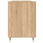 vidaXL Escritorio madera de ingeniería roble Sonoma 140x50x75 cm vidaXL Escritorio madera de ingeniería roble Sonoma 140x50x75 cm