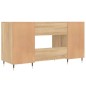vidaXL Escritorio madera de ingeniería roble Sonoma 140x50x75 cm vidaXL Escritorio madera de ingeniería roble Sonoma 140x50x75 cm