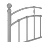 vidaXL Estructura de cama de metal gris 100x200 cm vidaXL Estructura de cama de metal gris 100x200 cm