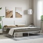 vidaXL Estructura de cama de metal con cabecero blanco 183x213 cm vidaXL Estructura de cama de metal con cabecero blanco 183x213 cm