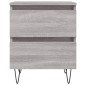 vidaXL Mesita de noche 2 uds madera ingeniería gris Sonoma 40x35x50 cm vidaXL Mesita de noche 2 uds madera ingeniería gris Sonoma 40x35x50 cm