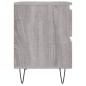 vidaXL Mesita de noche 2 uds madera ingeniería gris Sonoma 40x35x50 cm vidaXL Mesita de noche 2 uds madera ingeniería gris Sonoma 40x35x50 cm