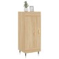 vidaXL Aparador madera contrachapada color roble Sonoma 34,5x34x90 cm vidaXL Aparador madera contrachapada color roble Sonoma 34,5x34x90 cm