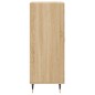 vidaXL Aparador madera contrachapada color roble Sonoma 34,5x34x90 cm vidaXL Aparador madera contrachapada color roble Sonoma 34,5x34x90 cm