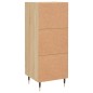 vidaXL Aparador madera contrachapada color roble Sonoma 34,5x34x90 cm vidaXL Aparador madera contrachapada color roble Sonoma 34,5x34x90 cm