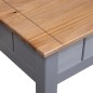 vidaXL Mesa de centro de madera de pino estilo Panamá gris 100x60x45cm vidaXL Mesa de centro de madera de pino estilo Panamá gris 100x60x45cm
