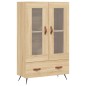 vidaXL Aparador alto madera de ingeniería roble Sonoma 69,5x31x115 cm vidaXL Aparador alto madera de ingeniería roble Sonoma 69,5x31x115 cm