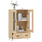 vidaXL Aparador alto madera de ingeniería roble Sonoma 69,5x31x115 cm vidaXL Aparador alto madera de ingeniería roble Sonoma 69,5x31x115 cm