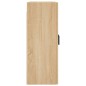 vidaXL Armario de pared roble Sonoma 69,5x34x90 cm vidaXL Armario de pared roble Sonoma 69,5x34x90 cm