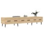 vidaXL Mueble de TV madera de ingeniería roble Sonoma 150x36x30 cm vidaXL Mueble de TV madera de ingeniería roble Sonoma 150x36x30 cm