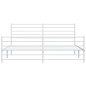 vidaXL Estructura cama metal con cabecero y pie cama blanco 193x203 cm vidaXL Estructura cama metal con cabecero y pie cama blanco 193x203 cm