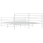 vidaXL Estructura cama metal con cabecero y pie cama blanco 193x203 cm vidaXL Estructura cama metal con cabecero y pie cama blanco 193x203 cm