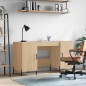 vidaXL Escritorio madera de ingeniería roble Sonoma 140x50x75 cm vidaXL Escritorio madera de ingeniería roble Sonoma 140x50x75 cm