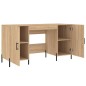 vidaXL Escritorio madera de ingeniería roble Sonoma 140x50x75 cm vidaXL Escritorio madera de ingeniería roble Sonoma 140x50x75 cm
