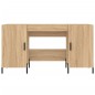 vidaXL Escritorio madera de ingeniería roble Sonoma 140x50x75 cm vidaXL Escritorio madera de ingeniería roble Sonoma 140x50x75 cm